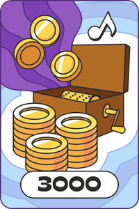 Acumula 3000 monedas