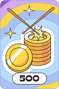 Acumula 500 monedas